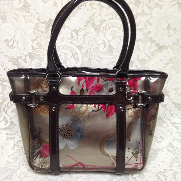 Vintage Ferragamo Floral Tote-Handbag